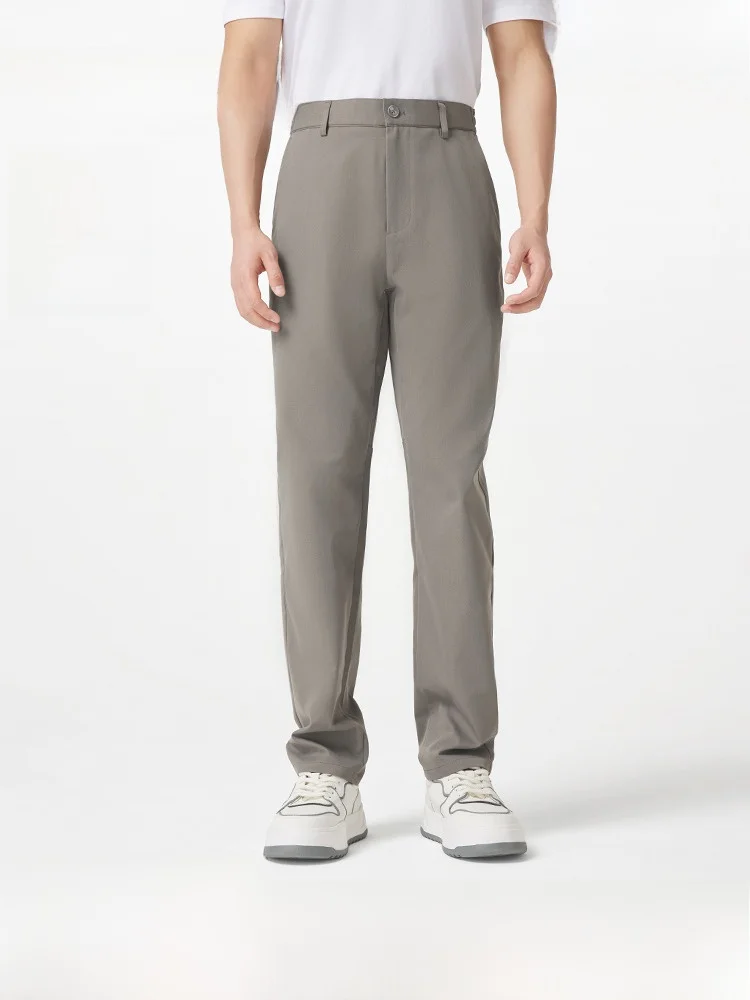 

Весна 2024, мужские повседневные брюки для пригородных поездок, зауженные облегающие длинные брюки Busin West, молодежные брюки из полиэфирного волокна Hotwind, активный Sle