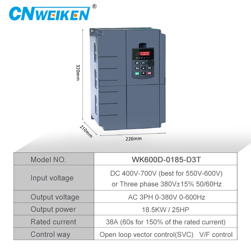 Imagem -03 - Inversor Fotovoltaico dc para ac Conversor Trifásico 380v 15kw 18 kw 25 kw 22kw com Controle Mppt Vfd Inversor Solar pv