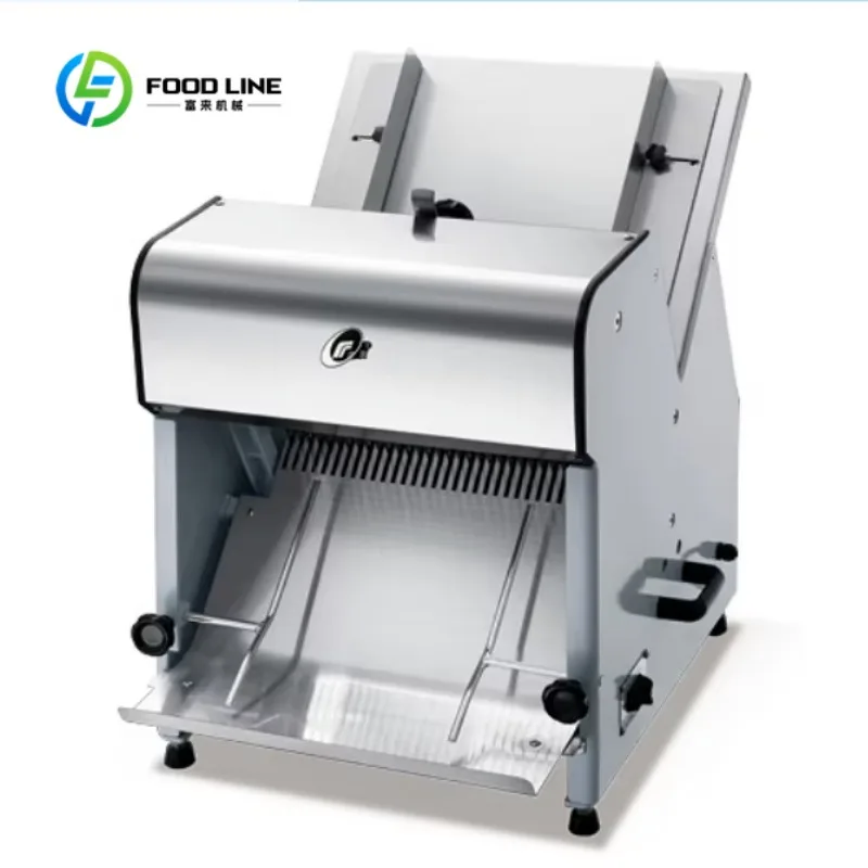 Customized Commercial Bread Slicer Machine High Efficiency Automatic Cutter For Toast Baguette Loaf Bakery Catering