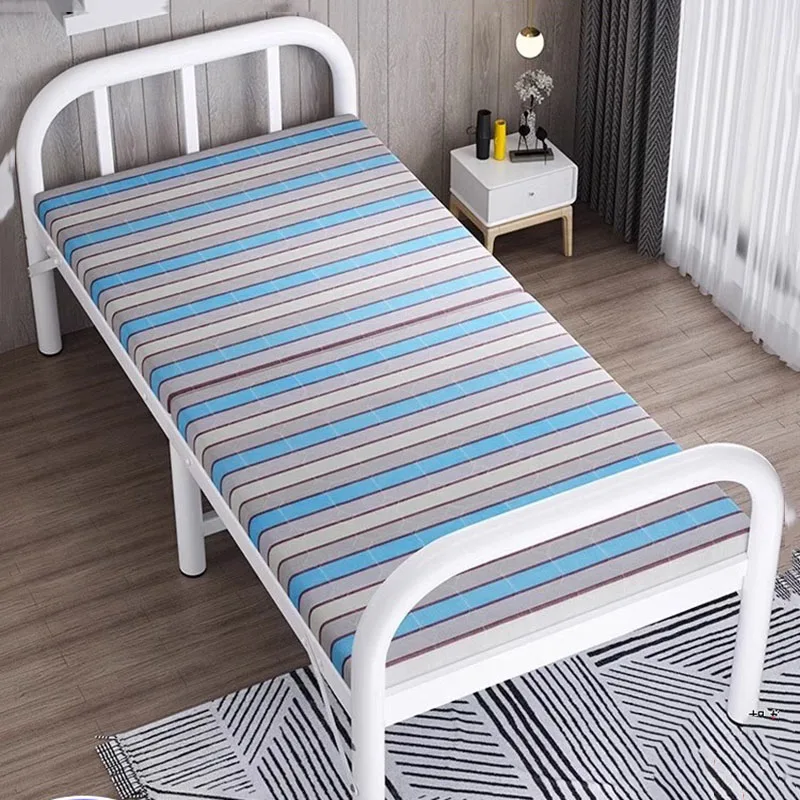 Student Lazy Bed Shaped Metal Bedroom Castle Super Tatami Beauty Nordic Vintage Classic Bed Designer Muebles Patio Furniture