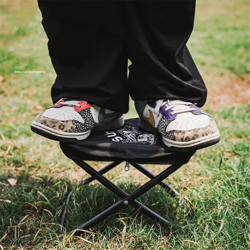 كراسي الشاطئ الصيد للطي السفر التخييم البراز تحميل 100 كجم مستقرة في الهواء الطلق المحمولة كرسي تخييم كرسي تخييم الأثاث