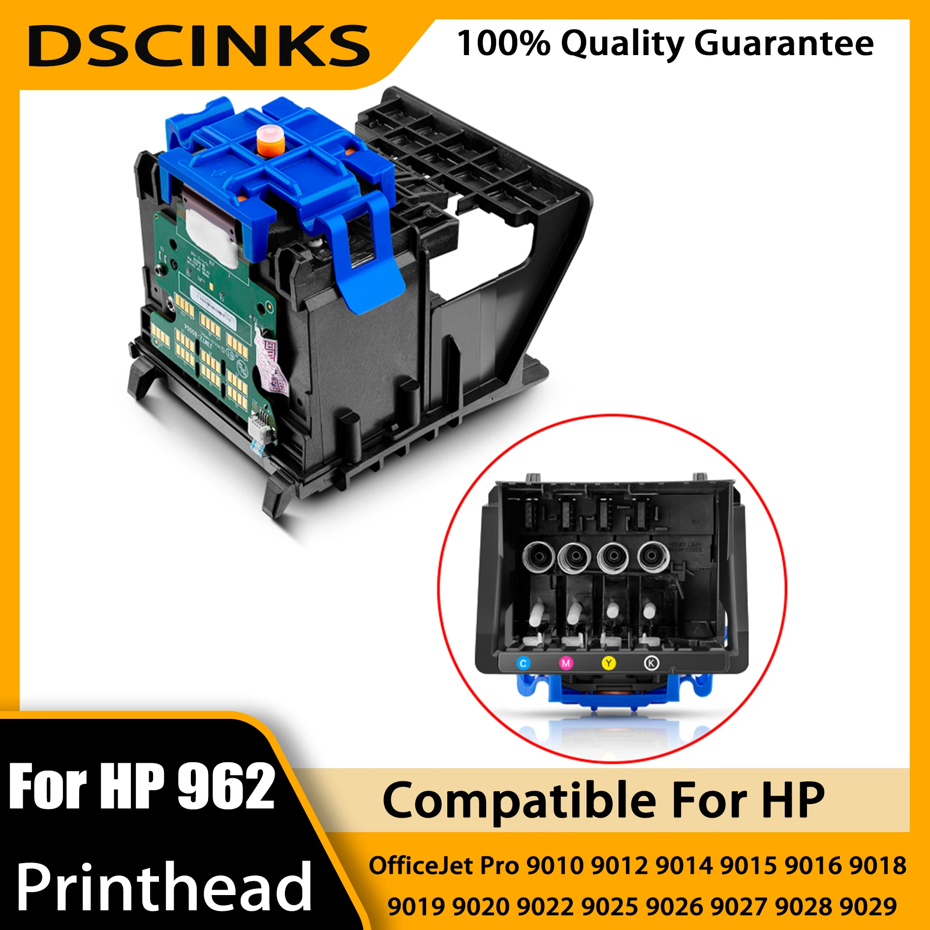 For HP 962 963 964 965 Printhead Replacement for HP OfficeJet Pro 9010 9012 9014 9015 9018 9019 9020 9022 9025 9028 9029 Printer