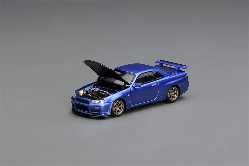 

MOTORHELIX 1:64 NSX-R GT / (R34) BLUE W/ CARBON FIBER/Romeo 8C Competizione 2008 Die-Cast Car Models Gifts