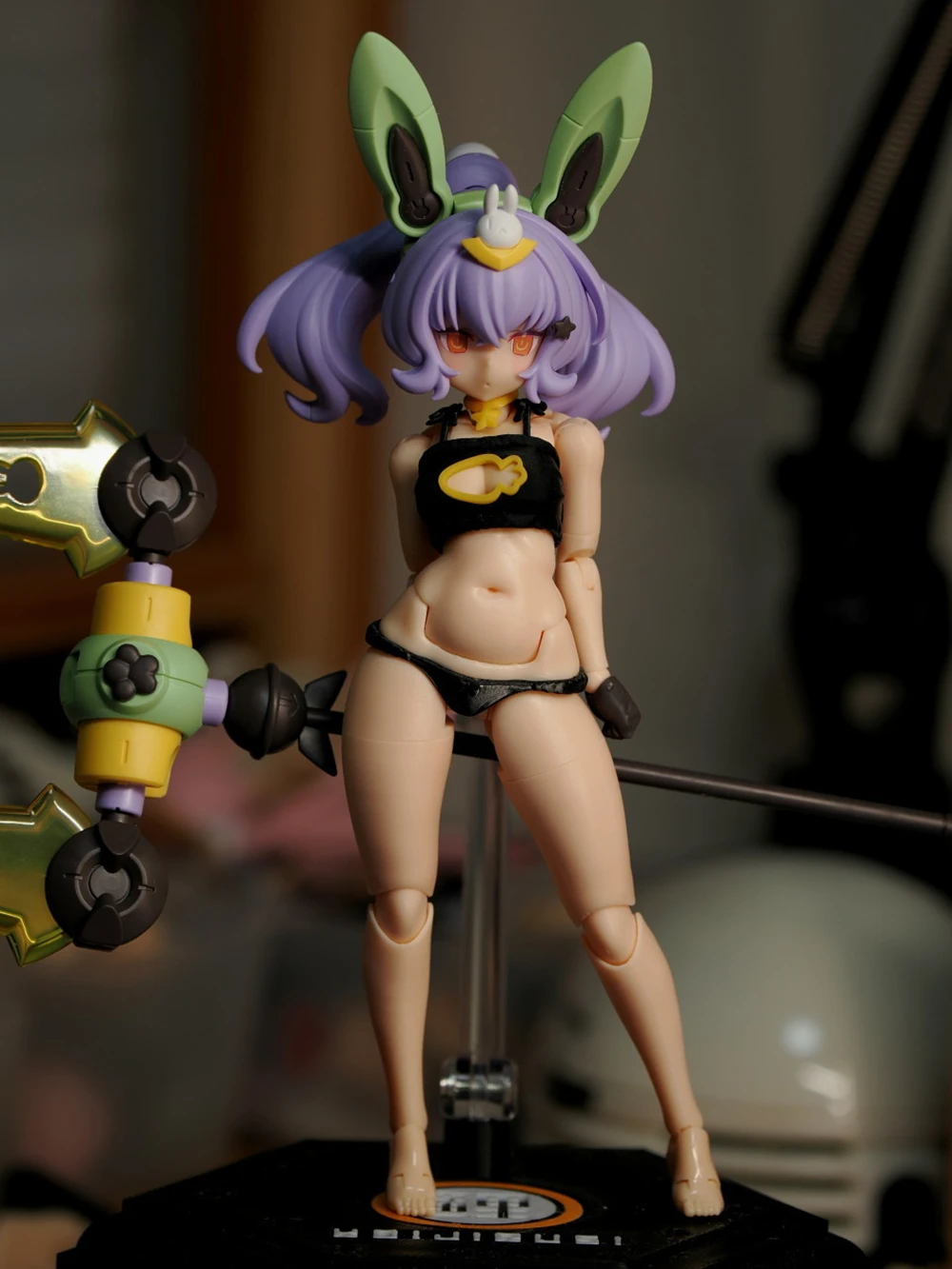 SH MU073S BUSTERDOL 1/12 Anime Japońska Śliczna Dziewczyna Mecha GK Części Konwersyjne Do 6-calowych Figur Modelarskich Zabawek