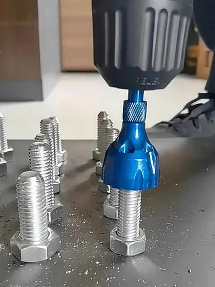 Ébavurage chanfrein foret vis cylindrique chanfreinage couteau métal vis réparateur fil coupe Angle boulon outil de réparation