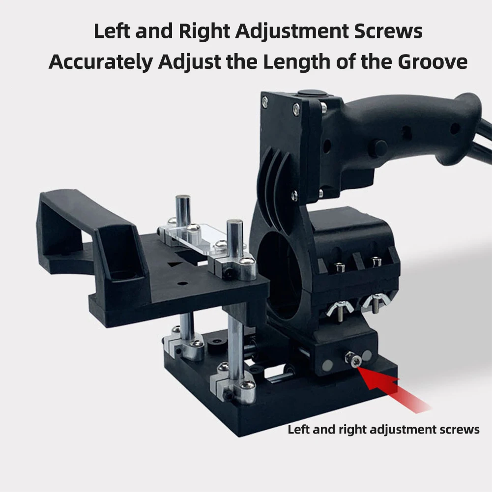 Mini Grooving Machine Rack 2-in-1 Portable Woodworking Mold Trimmer Milling Machine Cutter Connection Positioning Racks