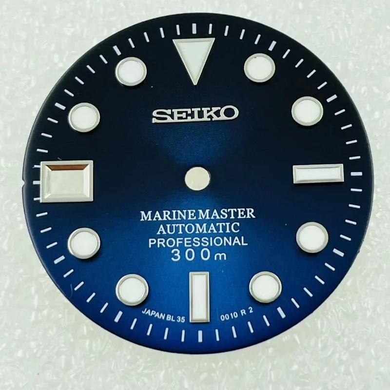 Seiko new dial luminous diving surface dial suitable for NH35 movement watch accessories repair tool size 28.5mm