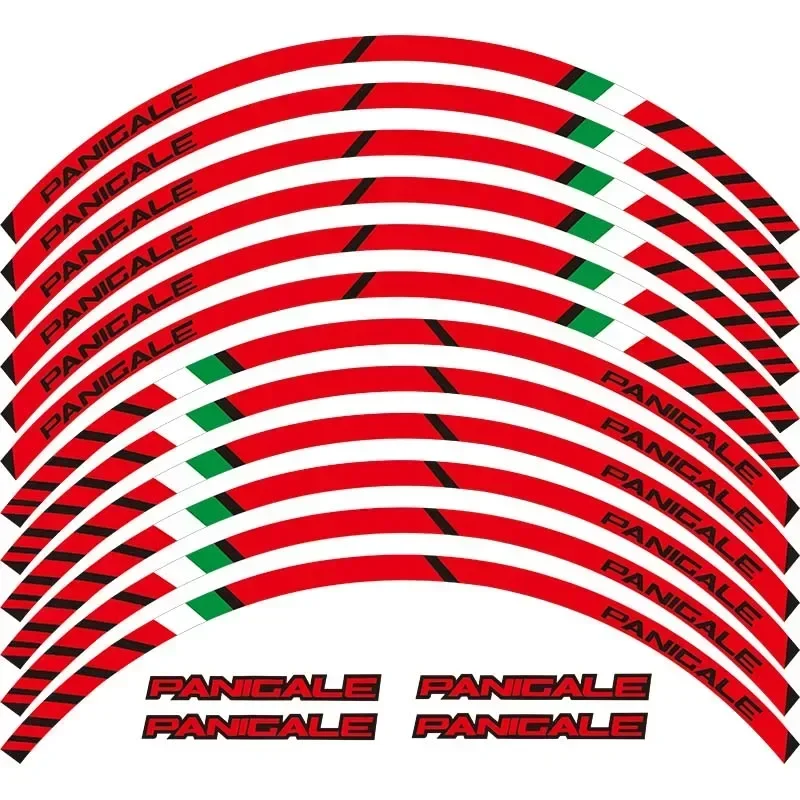 For DUCATI PANIGALE 1199 S 899 1299 S R 959 Motorbike Parts Contour Wheel Decoration Decal Sticker - 1