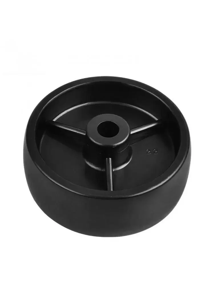 10 Pcs/Lot Casters Factory Direct Sales 1.5 Inch Black Pp Single Wheel Light Plastic Smooth Piece Diameter 4cm Furniture Caster