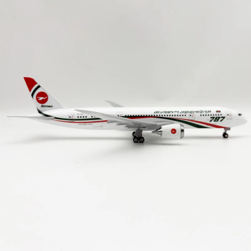 30cm Bangladesh B787 Airways Resin Model Airplanes 1/250 Scale Aircraft Models With Landing Gear Aviation Fan Collectible Gift