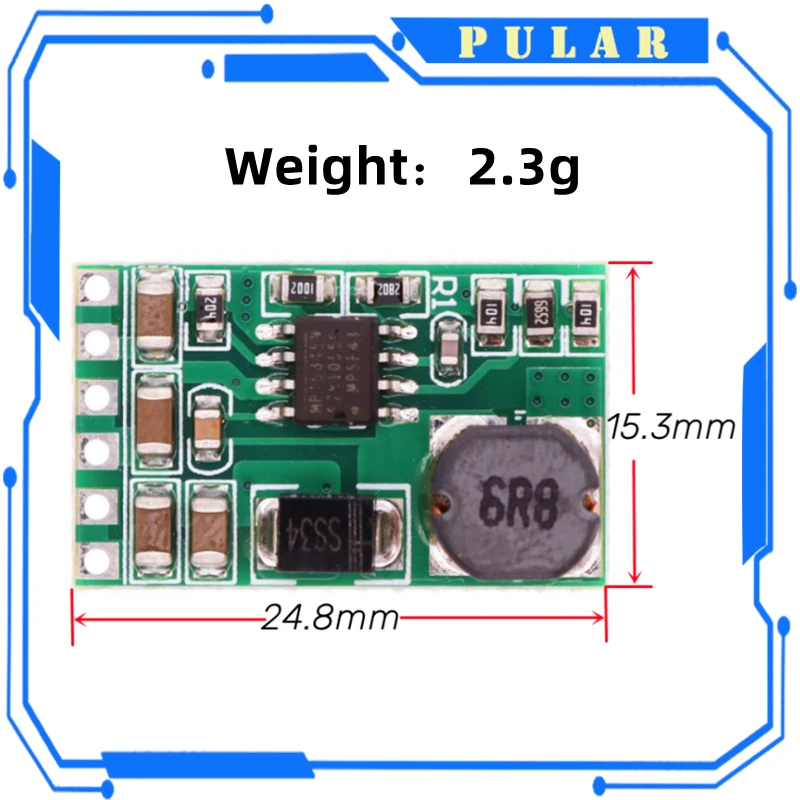 PLR 3.5A DC-DC moduł konwertera duck-Down Regulator napięcia 4.5V-27V do 3V 3.3V 3.7V 5V 6V 7.5 9V 12V DD2712sa