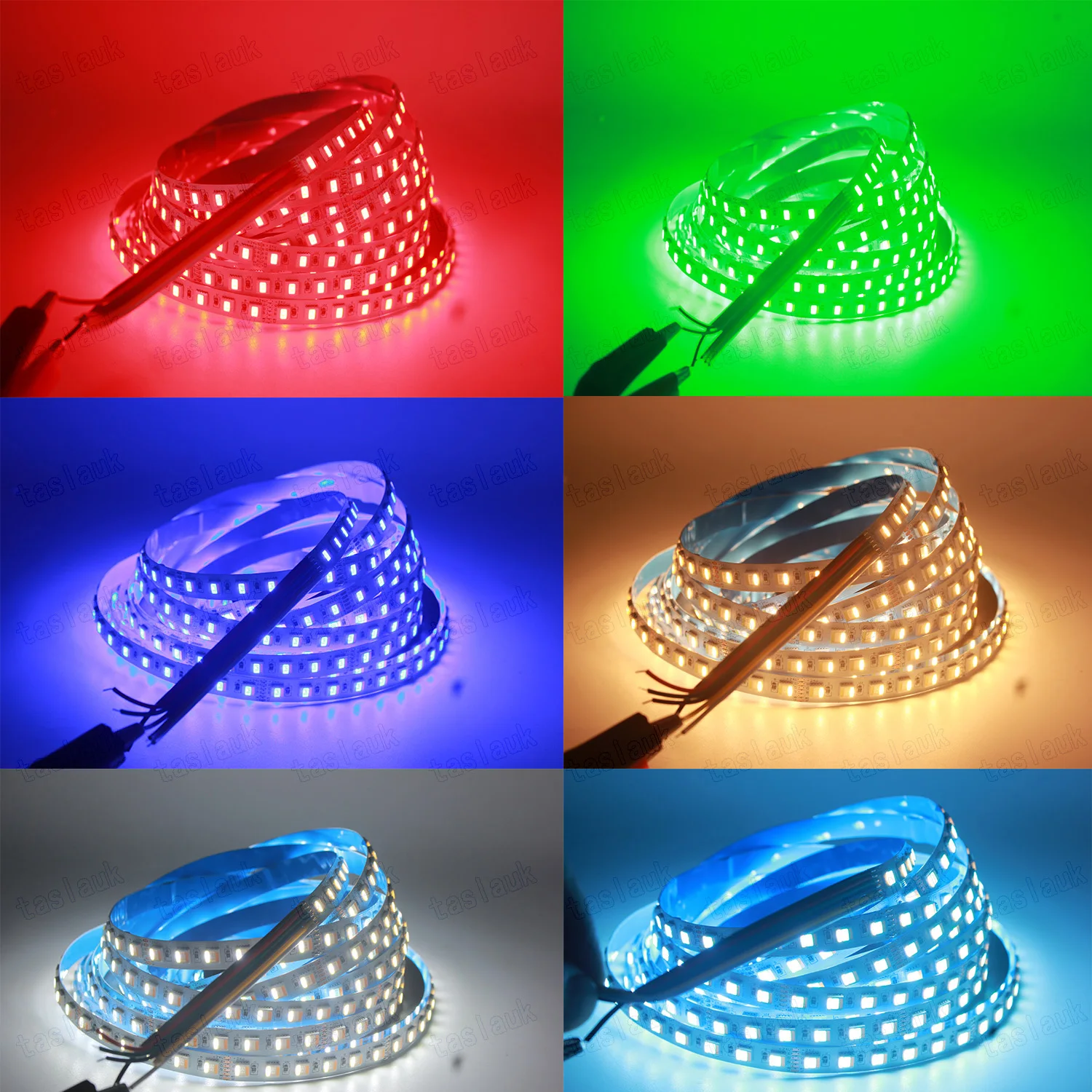 10mm 12mm Width PCB 24V 5 in 1 5050 LED Strip RGBCCT tape Lights Lamps ,96LEDs/M IP20 Not Waterproof LED Tape Lighting