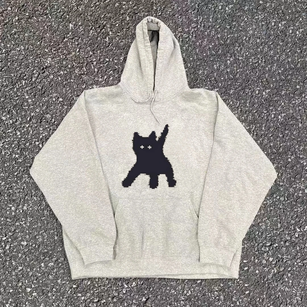 

American Sle Fce Lined Sweatirt ex Loose Fit Outerwear Youth Faion Sun Protection Clothing Printed Long Sve