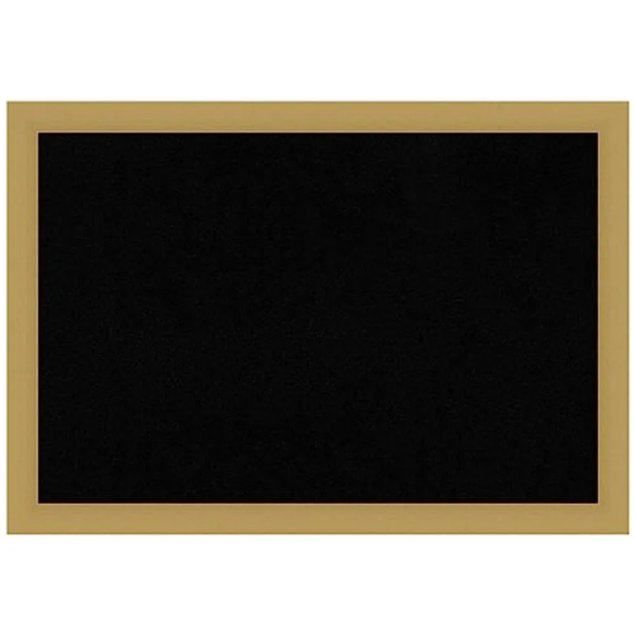 

Черная пробковая доска для стен 28x40, доска для заметок с золотой рамкой, большая пробковая доска для офиса и дома, для организации пространства, повседневная пробковая доска