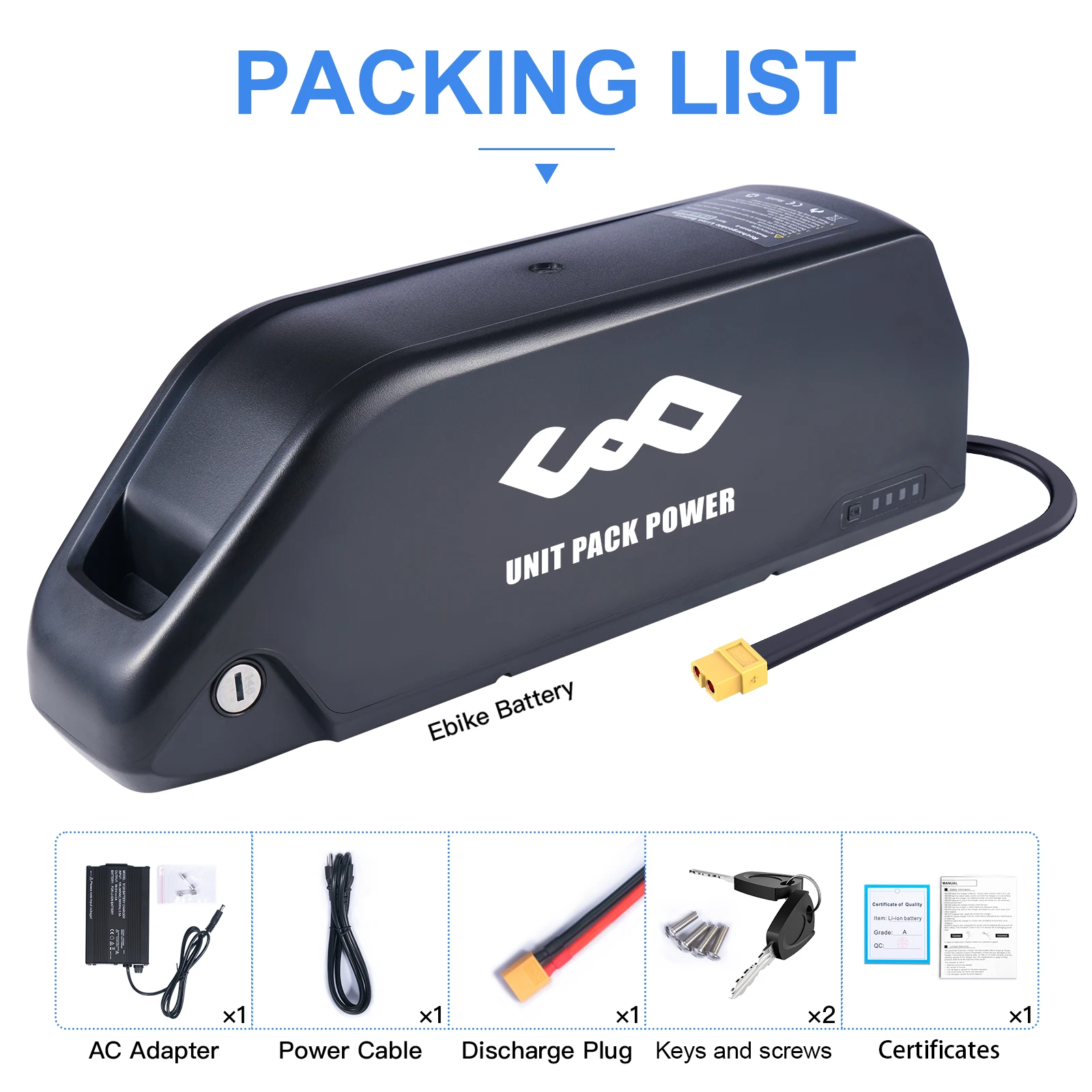 Hailong E-Bike Akku, 21700 Lithium-Batteriepack 48V 20Ah 52V 25Ah Hochkapazitäts-Li-Ionen-Akku, integrierter BMS-Schutz für 250W 350W 500W 1000W 1500W 2000W Elektromotoren von E-Bikes, Versand aus deutschem Lager, schnelle Lieferung – Detail 19