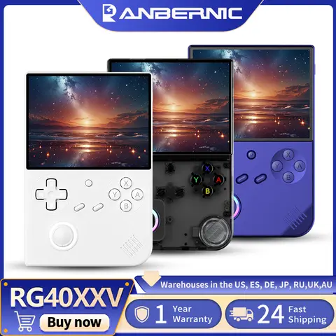 Anbernic RG40XXV Retro Handheld Game Console Linux 64-bit 4.0" IPS 640*480 Screen H700 WiFi Bluetooth HD Output Children's Gifts