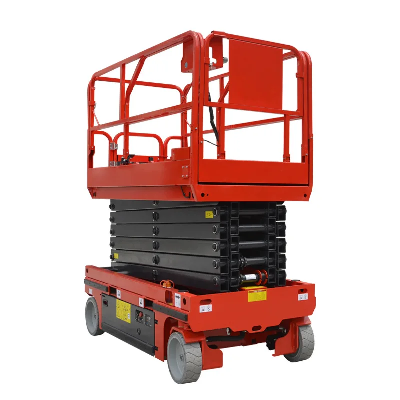 Gilles electro-hydraulic elevator self-propelled scissor lifting platform for high altitude climbing operation platform