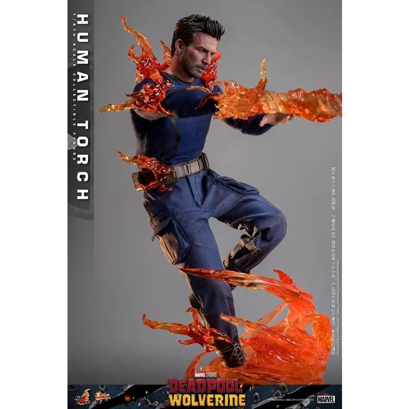 

Original Hot Toys MMS789 Marvel Legends Series Deadpool & Wolverine Human Torch Action Figure Model Toys Gift