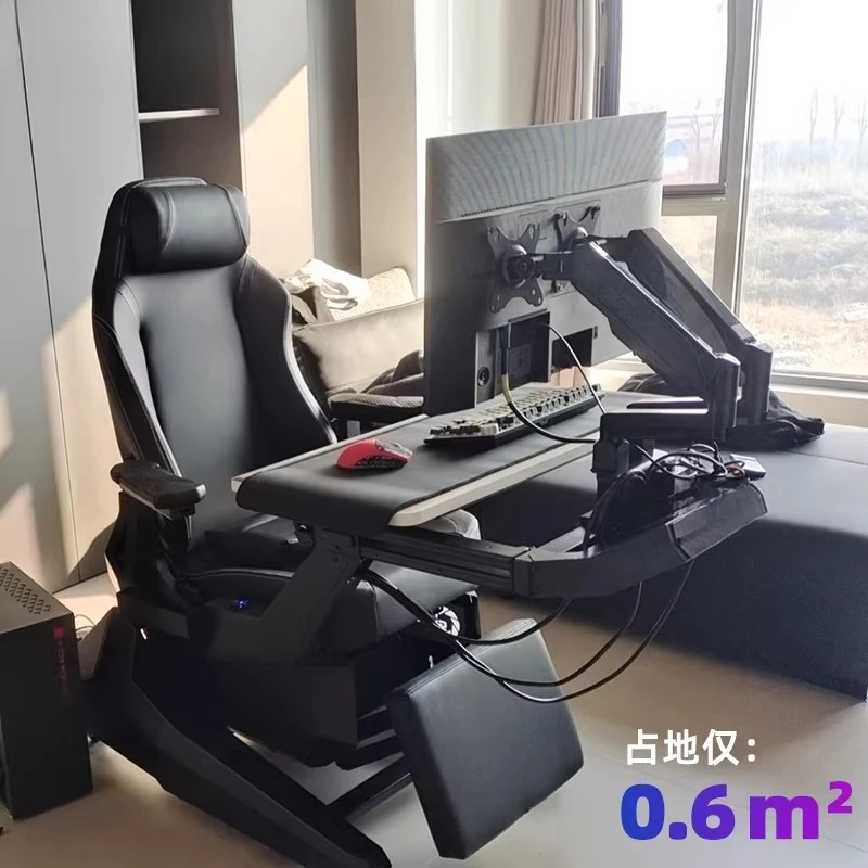 E-sports warehouse space capsule home Internet cafe integrated table and chair game cabin