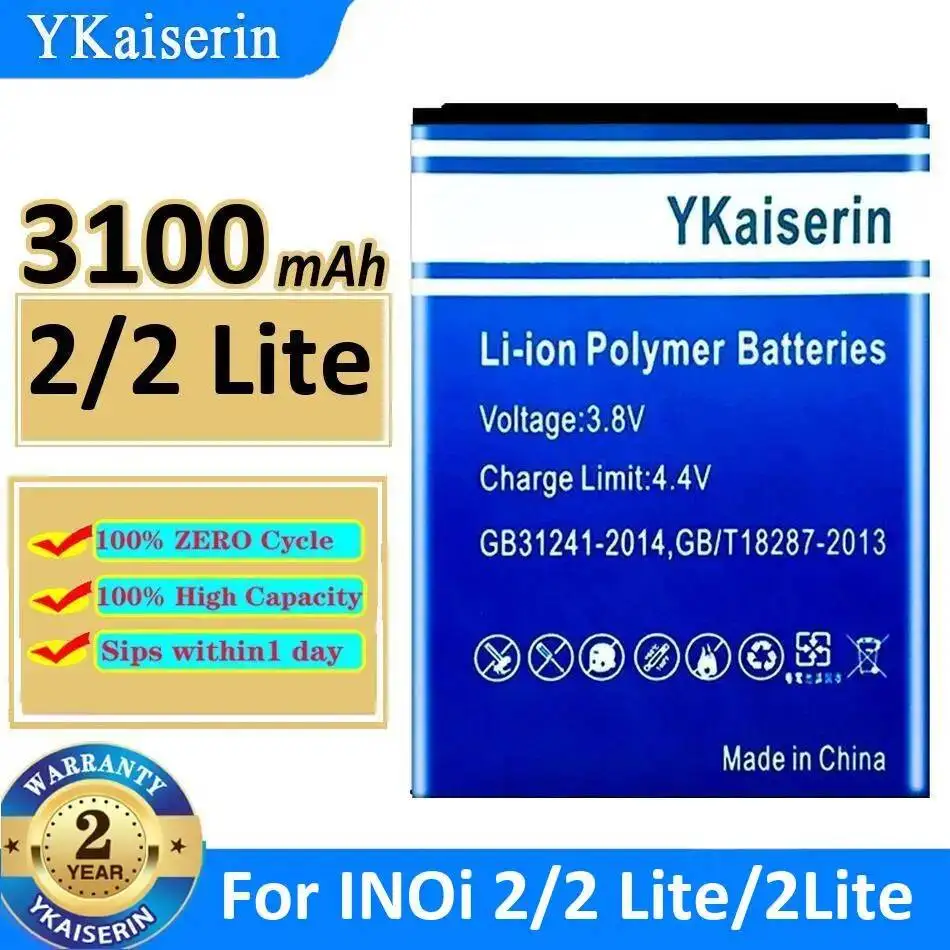 

For Inoi 2 Lite 2Lite 3100Mah Mobile Phone Battery Reliable Power Supply