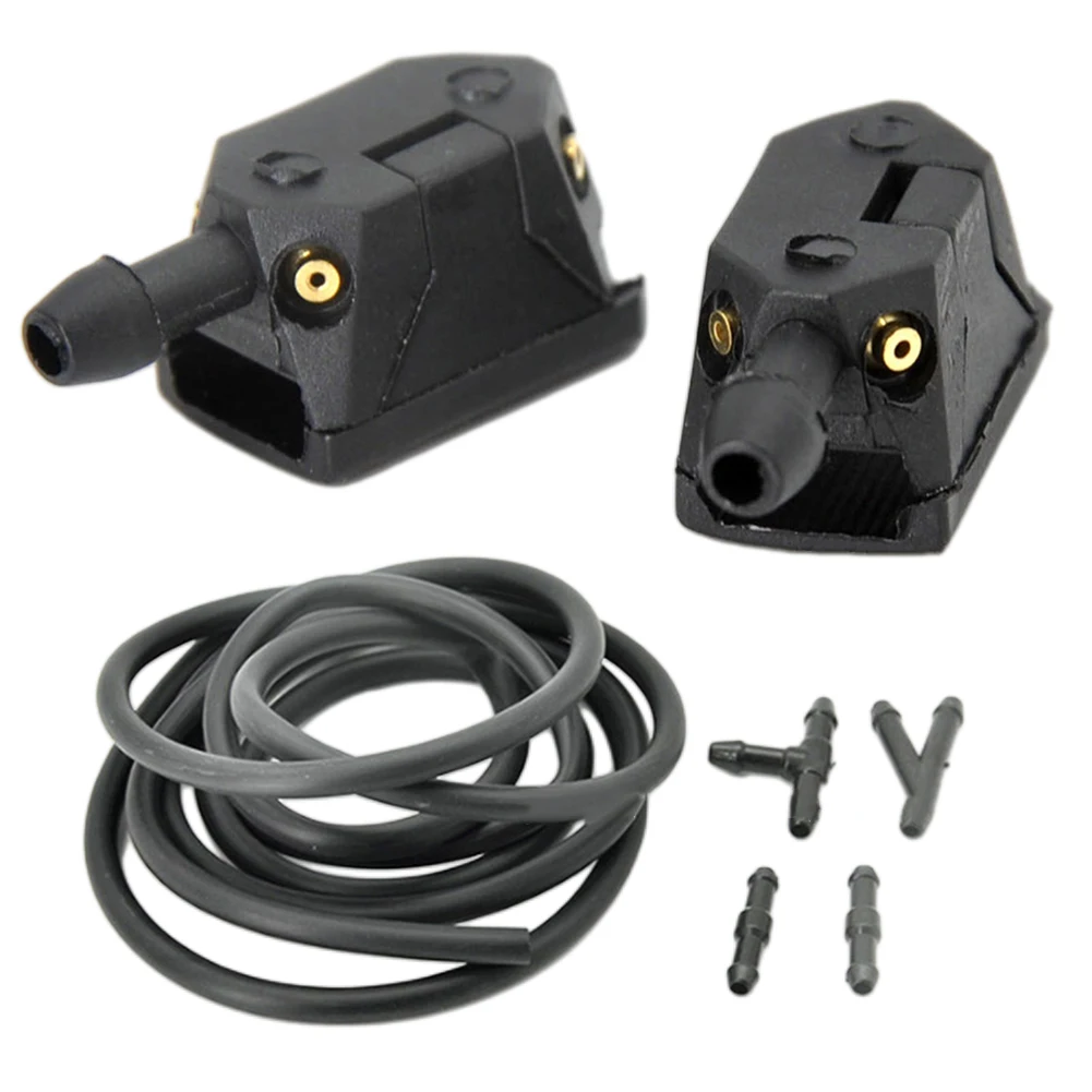 

Насадка для стеклоочистителя 8 мм, 9 мм, насадка для омывателя с 4 отверстиями, универсальное решение для чистки автомобиля, конструкция из АБС-пластика и резины для стеклоочистителя 8 мм 9 мм