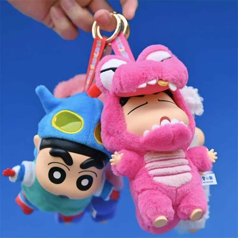 Jogo na moda novo toptoy crayon shin chan festa série vinil pelúcia caixa cega estatuetas saco pendurado decoração presente coleção