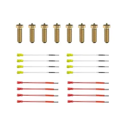 FLSUN SR 3D Printer Part Brass Nozzle Hotend 0.4mm Print Head Heating Cartridge Wires Rod Thermistor Line Temperature Sensor