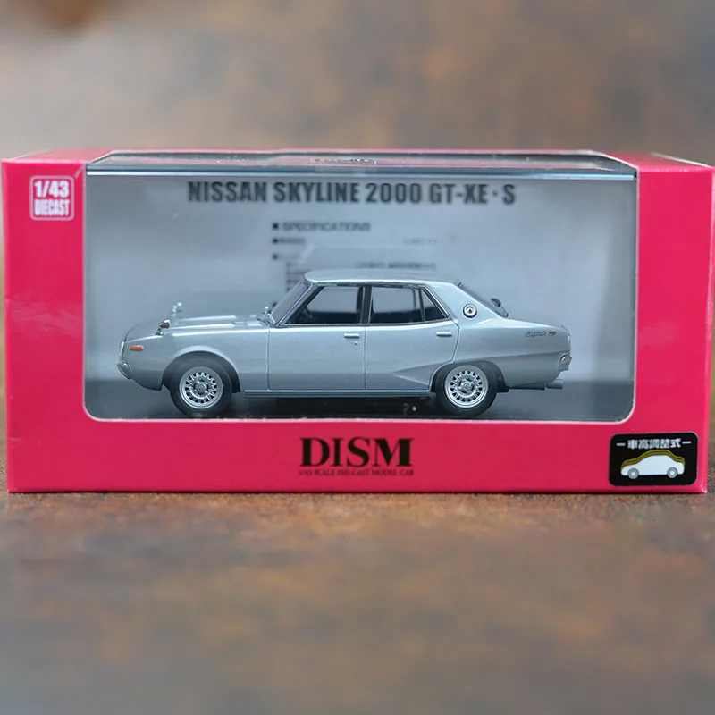 DISM 1/43 Scale NISSAN SKYLINE 2000GT XES Alloy Car Model Ornaments