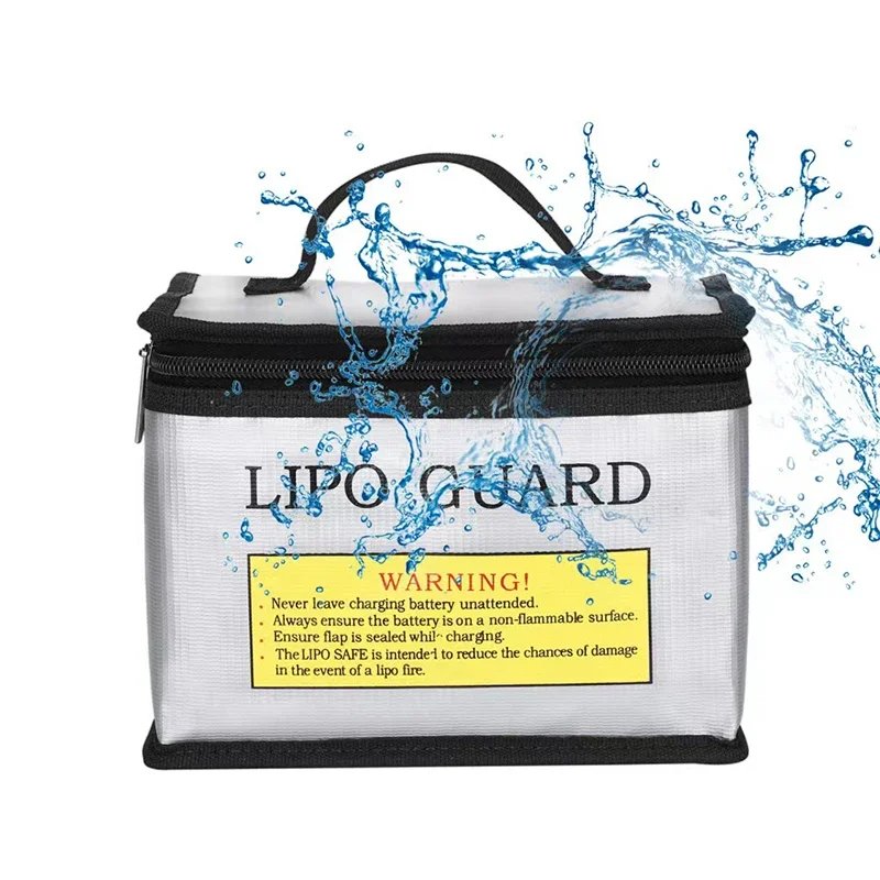 Fireproof Waterproof Lipo Battery Explosion Proof Safety Bag Fire Resistant for Lipo Battery FPV Racing Drone RC Model