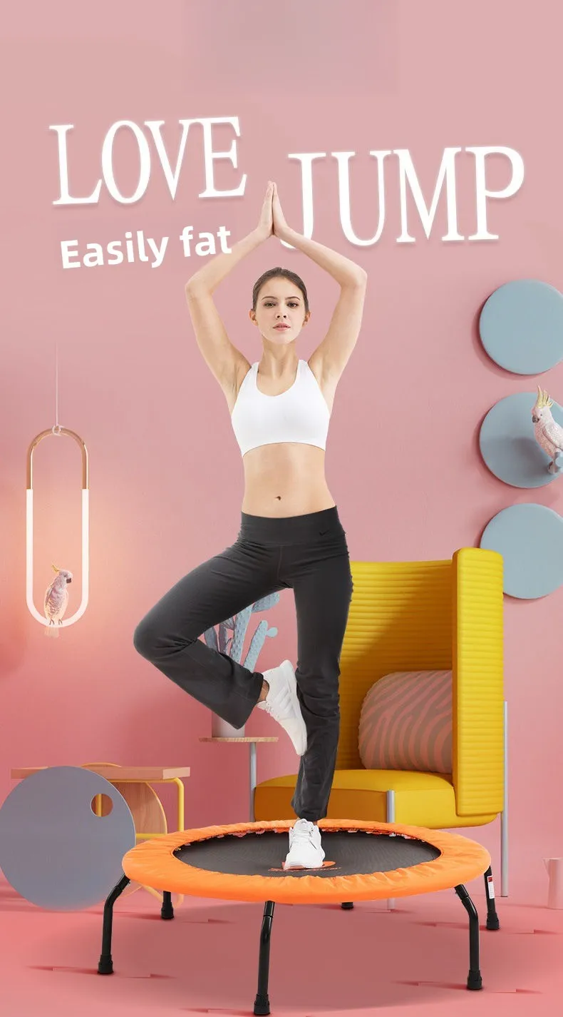 

Батут для взрослых, тренажерный зал, бытовая детская домашняя маленькая кровать для прыжков, уличная твердая, износостойкая, складная