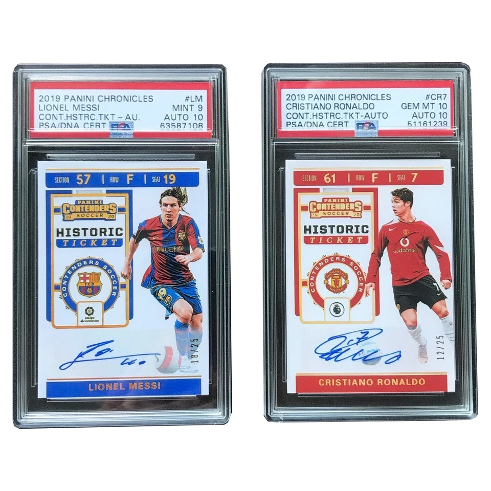 PANINI DIY Messi Ronaldo DOWNTOWN CHRONICLES Rainbow flash laser