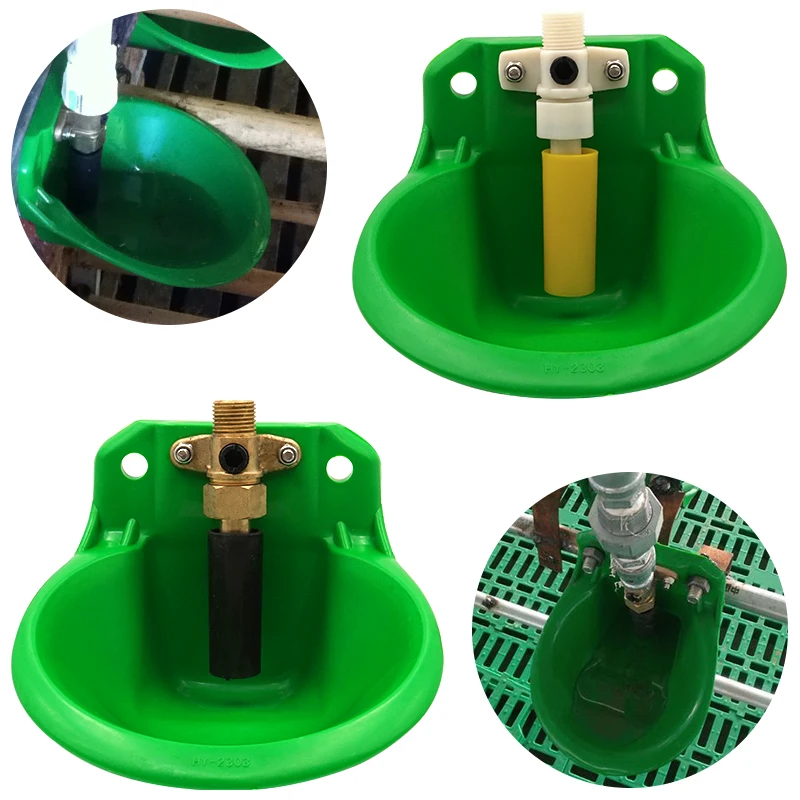 4Pcs Livestock Sheep Goat Drinker Bowl Metal Value Quality Water Fountain Cattle Sheep Dog Feeding Equip Farm Animals Livestock