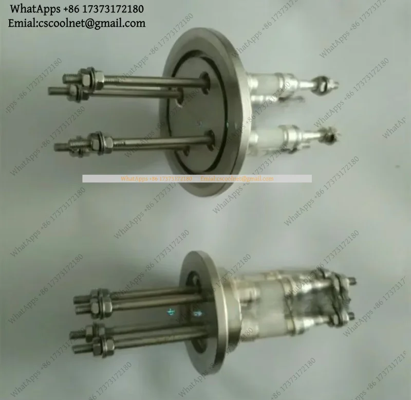 JS01 Ceramic Vacuum Feedthrough Electrode Flange KF16 25 40 50 Wire Insulation Seal