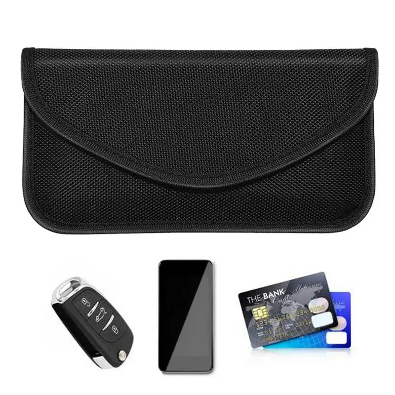 for Faraday Card Car Keys Case FOB Signal Blocker Bag RFID Shielding Key Credit Card Bags Organizer for Privacy Protection