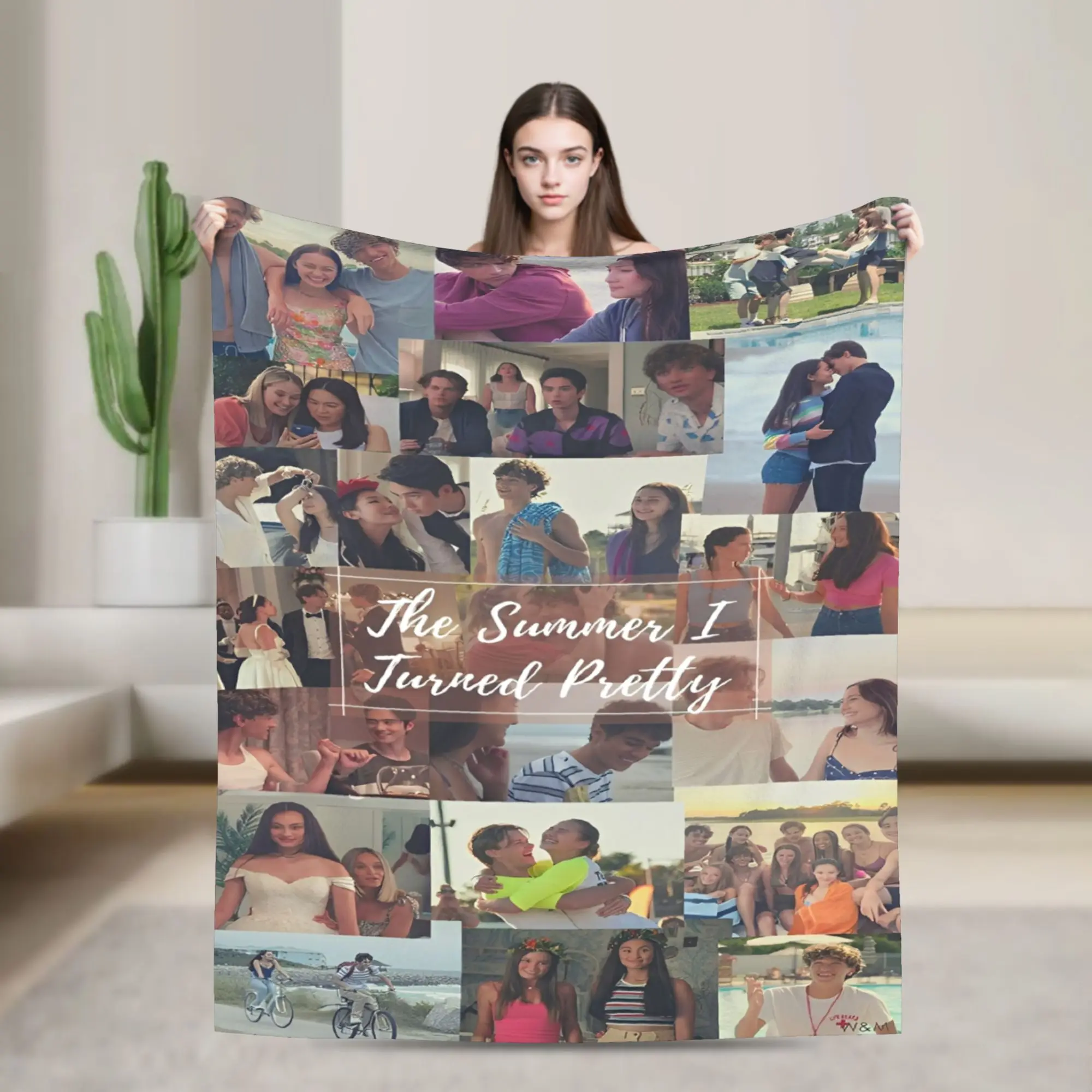 Y2K The Summer I Turned Pretty TSITP Blankets Super Soft Flannel  Comfortable Throw Blanket Machine Washable