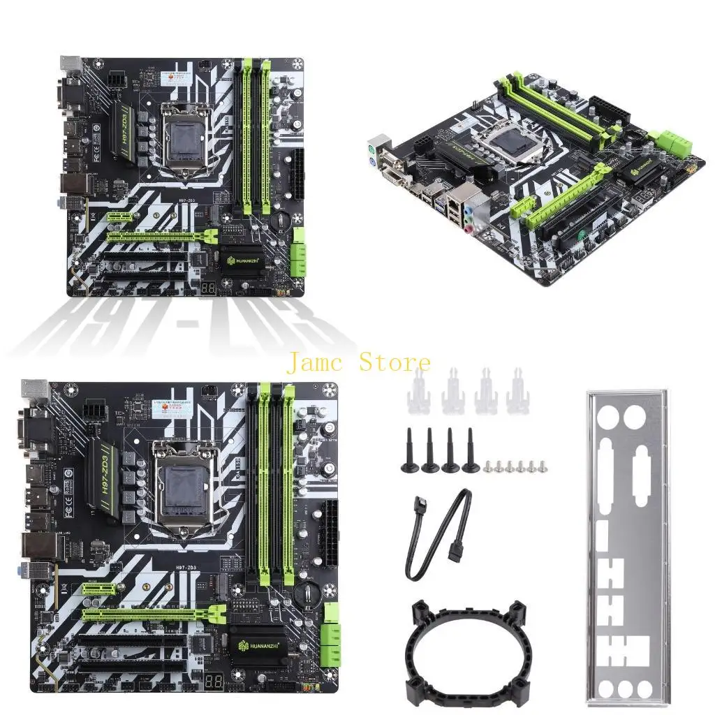 

LX0B H97 ZD3 Base Plate Motherboard LGA 1150 PCI-E 16X DDR3 Memory for w/NVME for M.