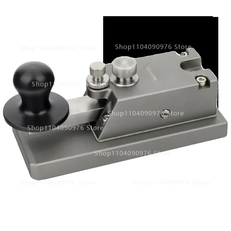 CCZ 711 PRO Magnetic Electric Key Feedback Rebound Direct Bond Force CW Morse Mini Key 3.5mm Audio Port Aluminium Alloy