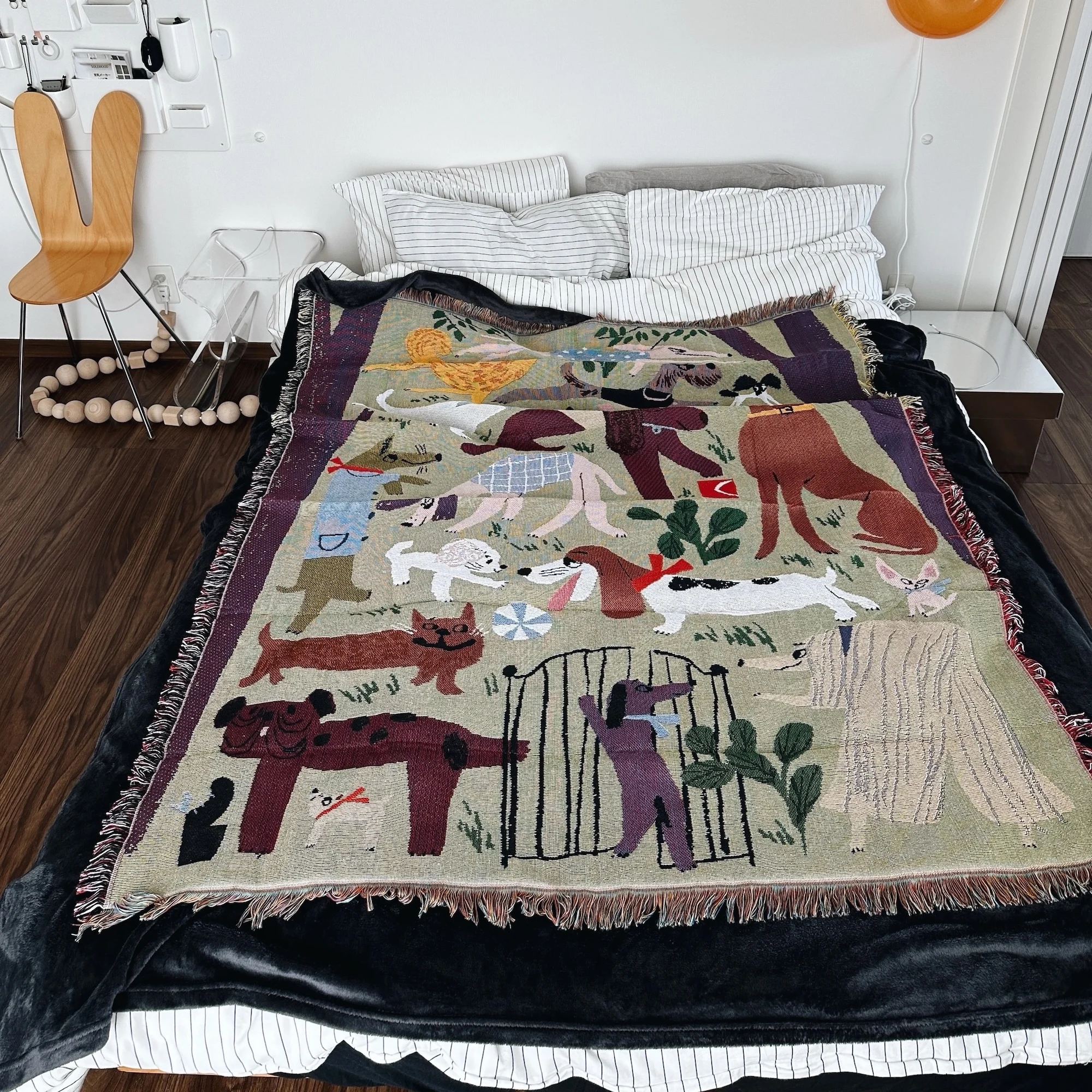 couverture-rectangulaire-en-tricot-style-nordique-brodee-a-theme-canin-epaisse-pour-la-sieste-en-materiaux-mixtes-textile-de-maison-decoration-murale