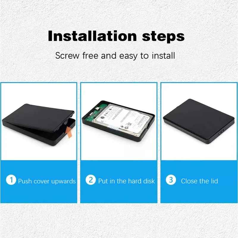 Contenitore esterno PS4 PS5 della scatola di HDD del disco rigido dell'adattatore di SATA a USB 2.5 per il contenitore esterno PS4 PS5 XBOX
