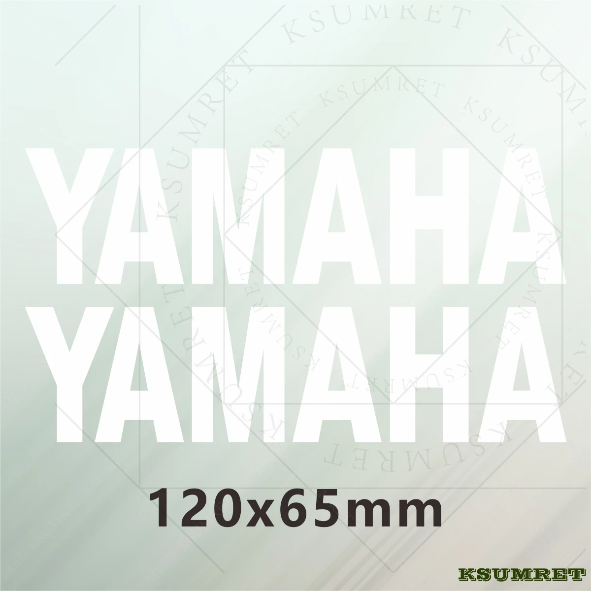 لياماها ملصق دراجة نارية ملصق الشارات #2