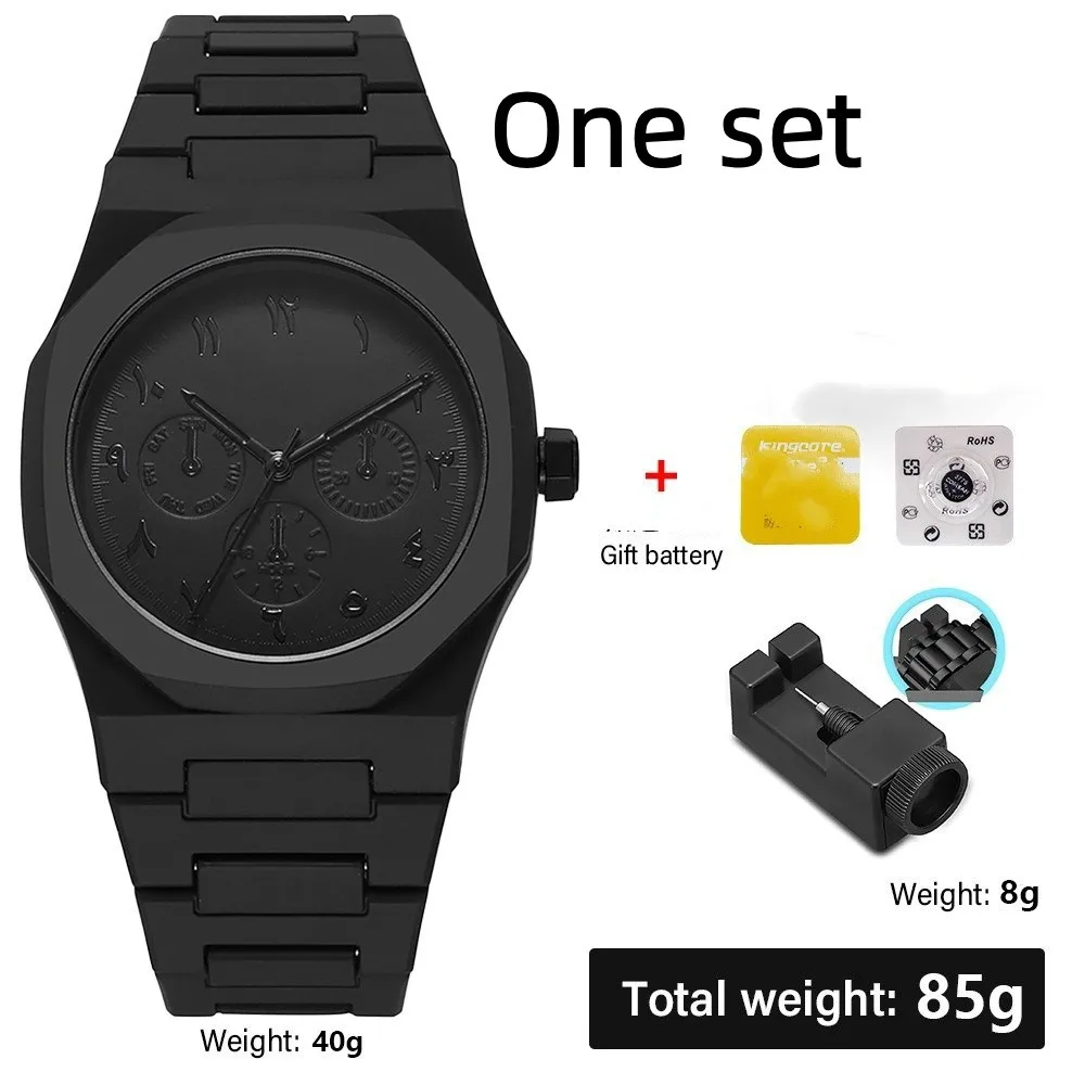 Lightweight Plastic Case Quartz Wristwatch Calendar Display Steady Accurate Time Reading Calendar Watch Reliable Quartz Movement