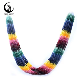 Zhe Ying New Gradient Crystal Beads 3mm Loose Faceted Glass Beads for Jewelry Making DIY Accessories