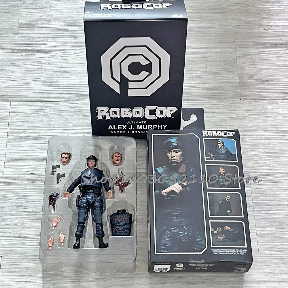 

Neca Robocop Police Officer Alex J. Murphy Figure Movable Doll Hand Action Figure Model Toy Birthday Gifts