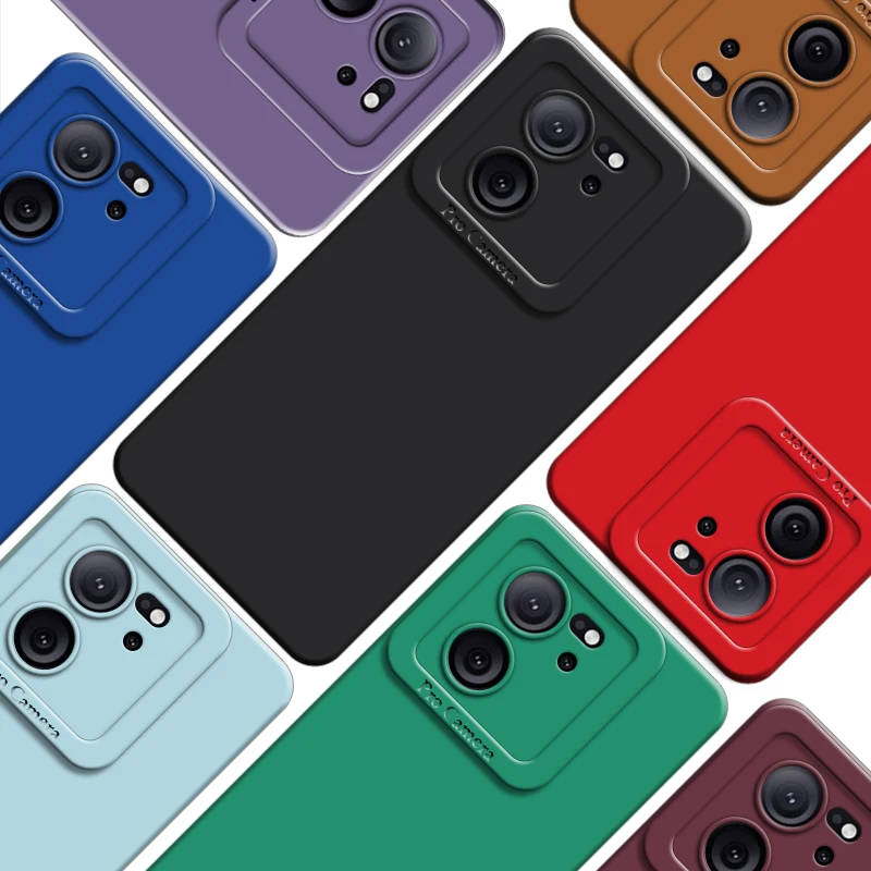 For Xiaomi 13T Pro Case Shockproof Silicone For xiaomi 13T Pro 13T Cover Full Cover Camera Lens Protection Bumper For Xiaomi 13T