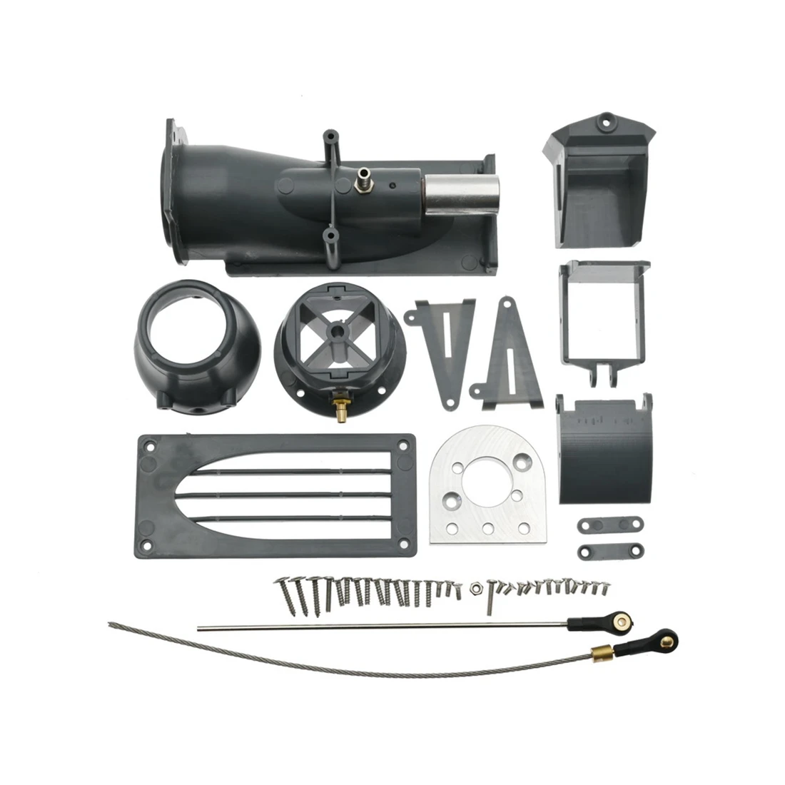 BVBV المياه النفاثة الدافع قوة البخاخ مضخة المياه النفاثة مع 3650 فرش السيارات + سترة تبريد المياه لقارب نفاث RC