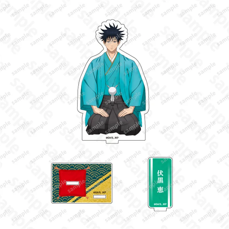 Anime Jujutsu Kaisen Gojo Satoru Getou Suguru Yuji Itadori Acrylic Action Figures Standing Plates Model ornaments Toy Gifts