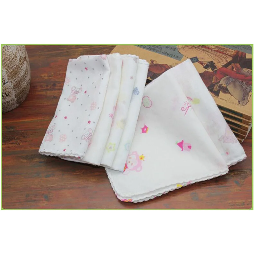 1 pçs bebê algodão saliva toalha 31x31cm gaze dupla camada macio respirável rosto toalha de enfermagem babador lenço quadrado