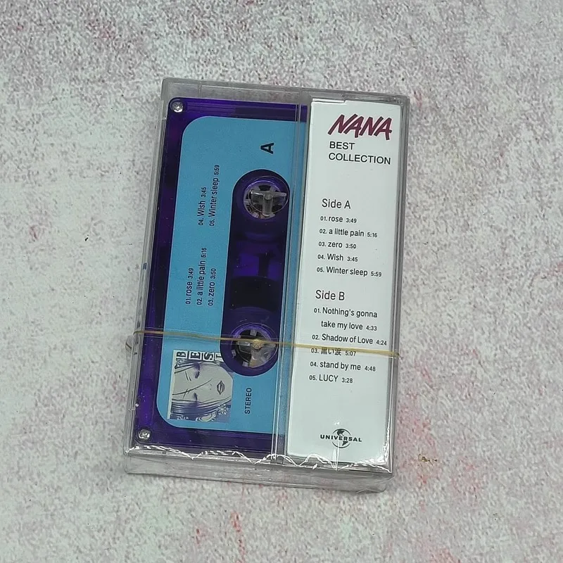 Anime Nana Retro Best Collection Music Tapes Oosaki Nana Cosplay Soundtracks Box Cassettes Walkman Car Tape Masquerade Party