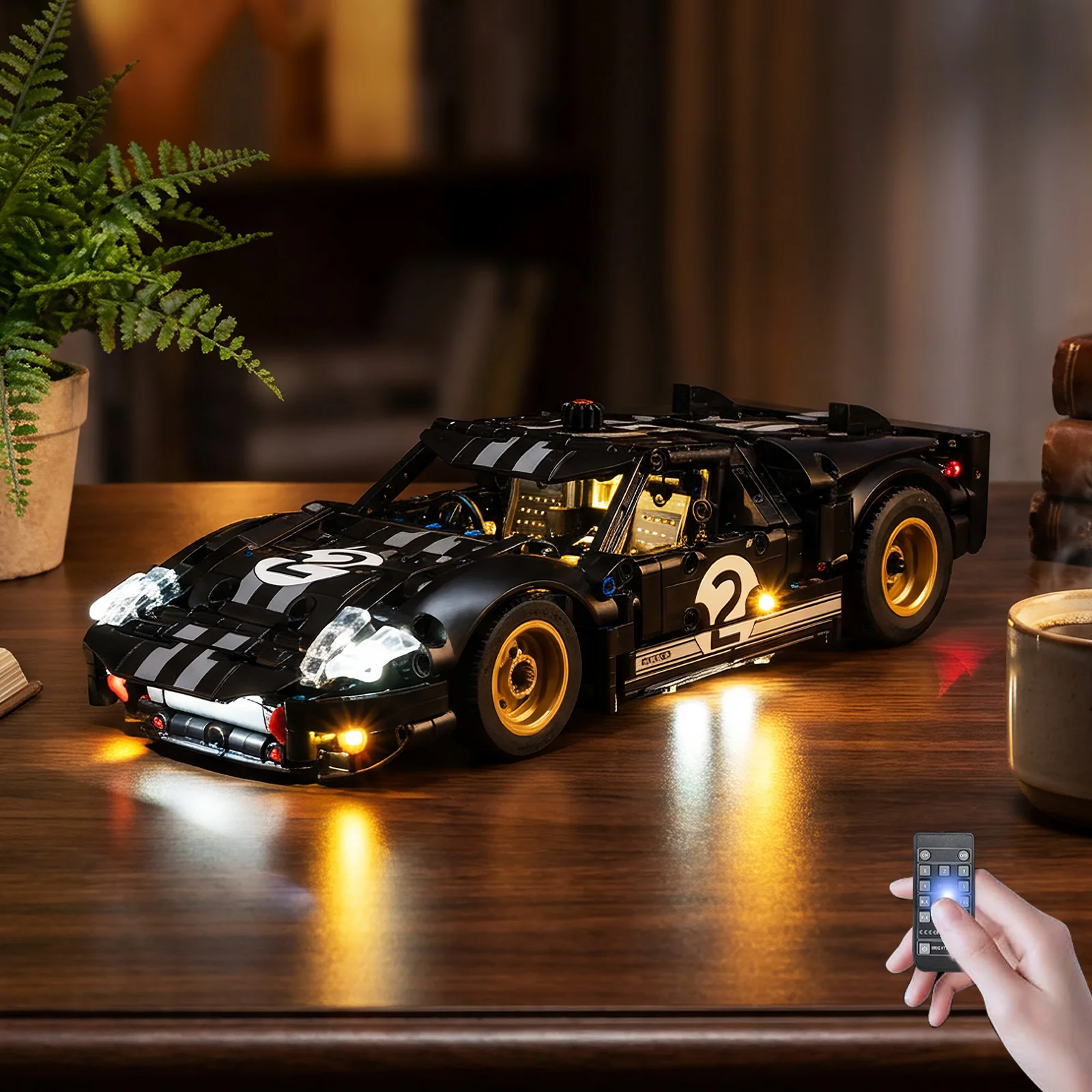 

LED Light Set Suitable for Technic 1966 Ford GT40 MKII Race Car 42223 Building Blocks(Not Include Model Bricks)