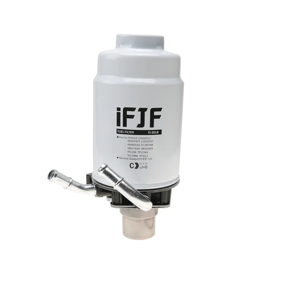 

TP 3018 Diesel Fuel Filter and 12642623 Fuel Filter Head with Hand Fuel Pump and Heater for GM Chevy GMC V8 6.6L 2004-2013